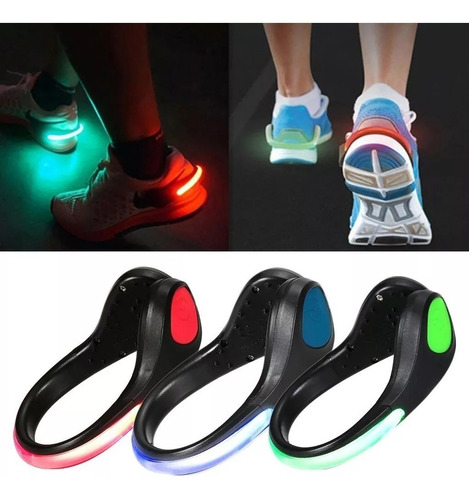 2clip Con Luz Led Para Zapatilla Running, Caminata, Ciclismo