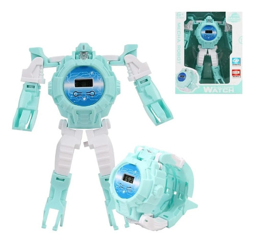 Imagen 6 de 7 de Reloj Digital Robot Transformers Para Niños. Kata Store