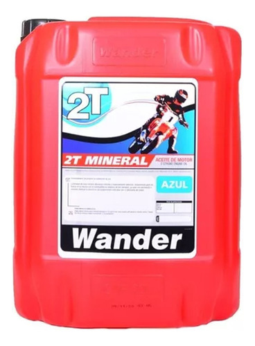 Aceite 2 T Mineral Moto Wander Balde X 20 Lts