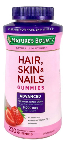 Hair Skin Nails Gomas 6000mcg