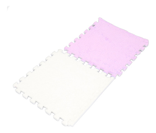 Alfombrilla De Felpa Gruesa Entrelazada, 10 Unidades, Espuma