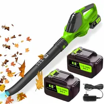 Comprar Soplador De Aire Inalámbrico Eléctrica Portátil Sopladors De inalambrica Hojas 21v 600w 2 Batería Kilian Ethan jardineria herramientas KE638A