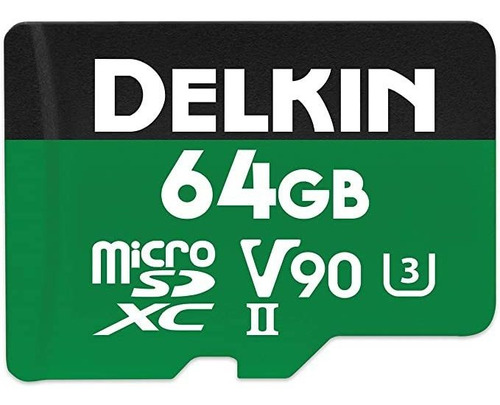 Delkin Dispositivos 64gb Power Microsdxc Uhs-ii (v90) Tarje.