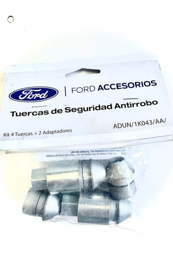 Tuercas Antirrobo Ford Ranger Raptor Original Inviolable  