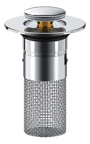 Tapón Y Colador Universales Para Lavabo De Baño (1 Unidad)