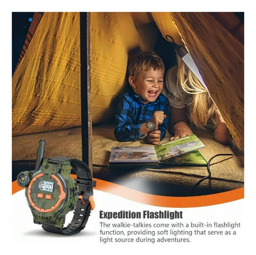 G Radios Walkie Talkies Niños Reloj De Pulsera Color 2 Pcs