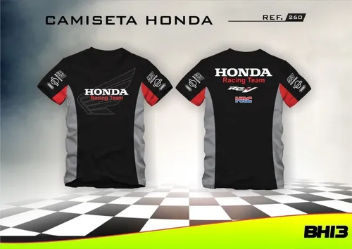 Playeras honda racing new arrivals