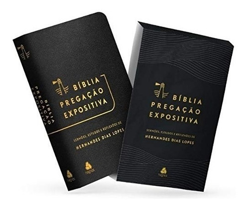 Livro Biblia Pregação Expositiva | Ra | Pu Luxo Preto