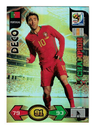 Carta Deco - Champion  Mundial Suráfrica 2010 Panini