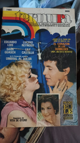 Sara Guasch, Lily Castilla Y Eduardo Lois Fotonovela Ternura (Usado)