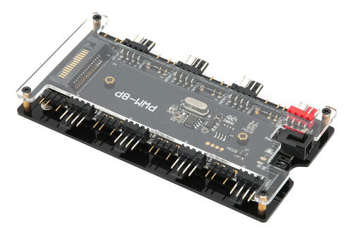 Caso Fan Hub Pwm+argb 2 En 1 Mando A Distancia Inalámbrico P