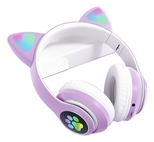 Cat Ear Audífonos Inalámbricos Bluetooth 5.0 Rva Audífono Ym