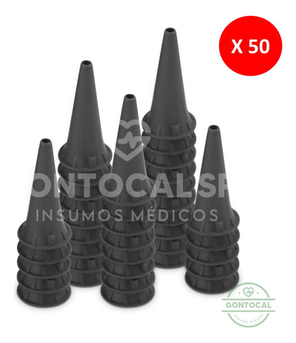 Pack X 50 Espéculos De Oido Descartables Pediátricos