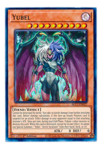 Yugi-oh! Yubel Blc1-en027 Ultra