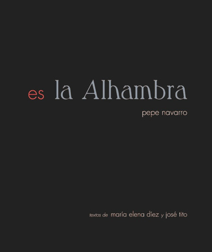 Es La Alhambra, De Navarro Martí, Pepe. Editorial Ediciones Miguel Sánchez, Tapa Dura En Español
