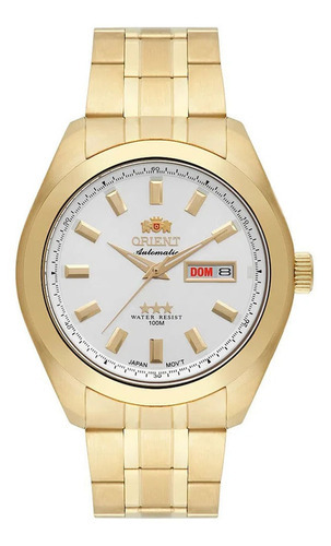 Relógio Orient Masculino Automático Dourado 469gp075f S1kx