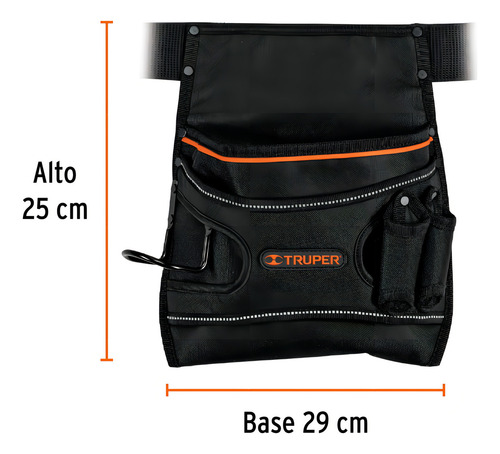 Porta Herramientas Poliéster 5 Compartimentos Truper 101665