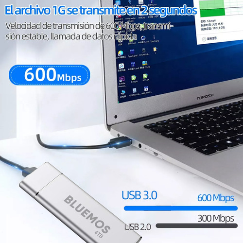 Disco Duro Externo Portátil Ultravelocidad Ssd M De 4 Tb Hard Disk