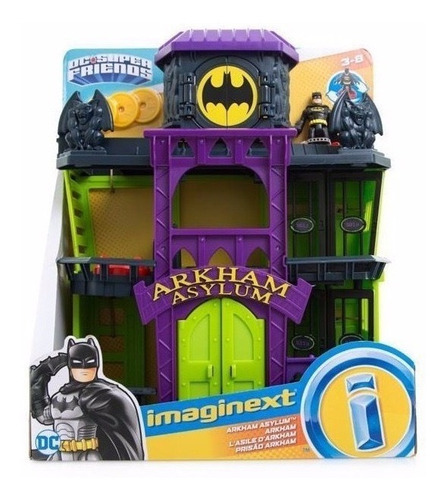 Batman Imaginext - Batman Asilo Arkham - Mattel Fdx24 Fisher | Cuotas sin  interés