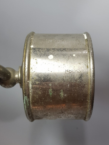 Imagen 4 de 10 de Antigua Jabonera Y Portavaso Bronce Niq Circa 1920 Mag 56398