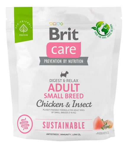 Brit Care Dog Chicken Insect Adulto Small 1kg. Np