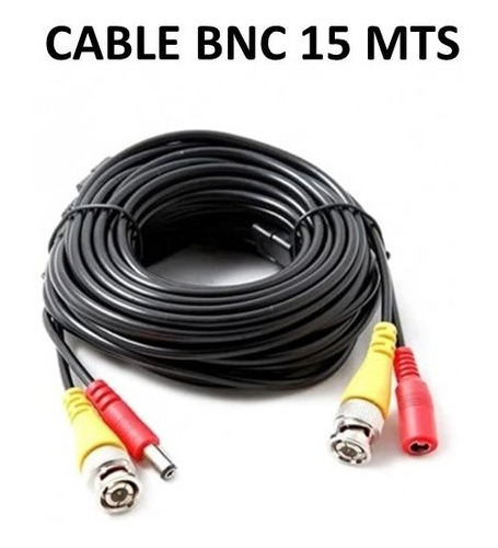 Cable Bnc 15 Mts Para Camara Cctv