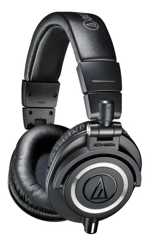 Fone De Ouvido Audio Technica Ath M50x - Preto - Para Studio/dj - C/ Nfe