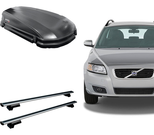 Bagageiro Teto Volvo V50 05/11 550l Suv Motobul + Rack Mult