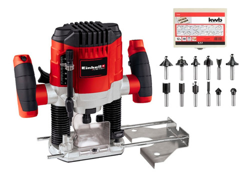 Ruteadora De  1100w Einhell Tc-ro 1155e + 12 Fresas