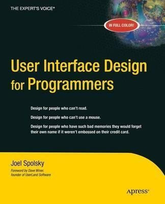 User Interface Design For Programmers - Avram Joel Spolsk...