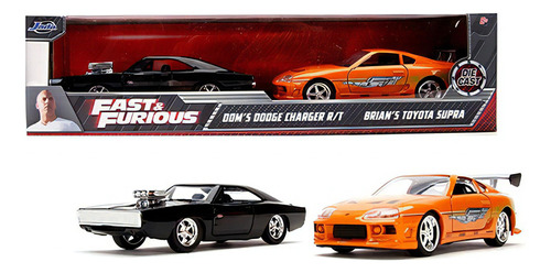 Jada 1:32 Pack Dom's Dodge Charger Brian's Toyota Supra F&f