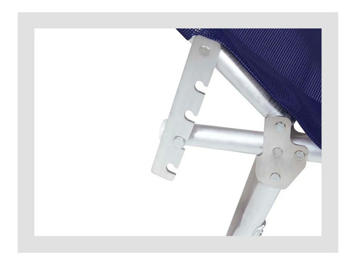 Imagen 5 de 10 de Reposera Playa Pileta Cama Reclinable Aluminio Reforzada