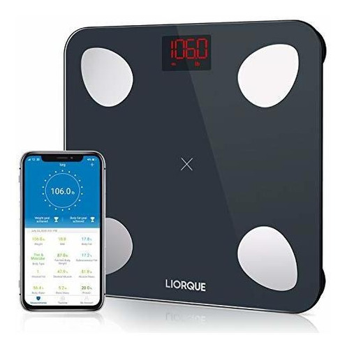 Báscula Corporal Báscula Digital Liorque Smart Scale Con S
