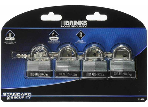 Candados Set 4 Unidades 40mm  Brinks