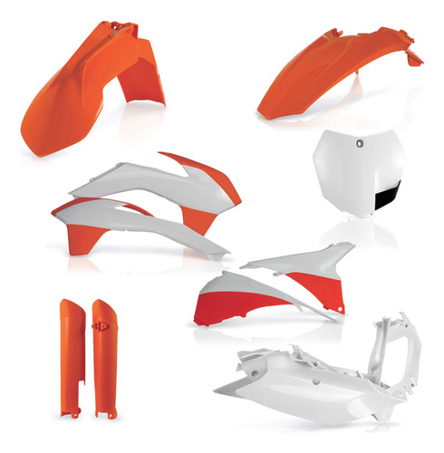 Kit Completo De Plasticos Para Ktm Sx-f 505 2014 - Cafe Race