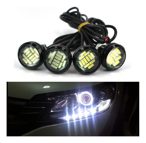 Lámpara De Coche Eagle Eye, Luz Led, 15 W, Blanca, 12 V, Res