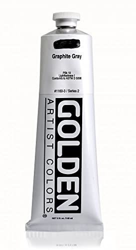 Art Paint - Golden Artist Acrylic, 5 Ounce Tube, Graphite Gr