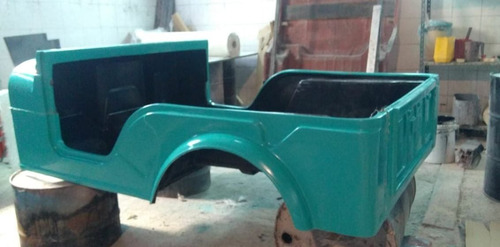 Carrocería Fibra De Vidrio Cj5