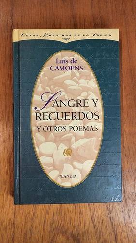Sangrey Recuerdos Y Otros Poemas - Luis De Camoens