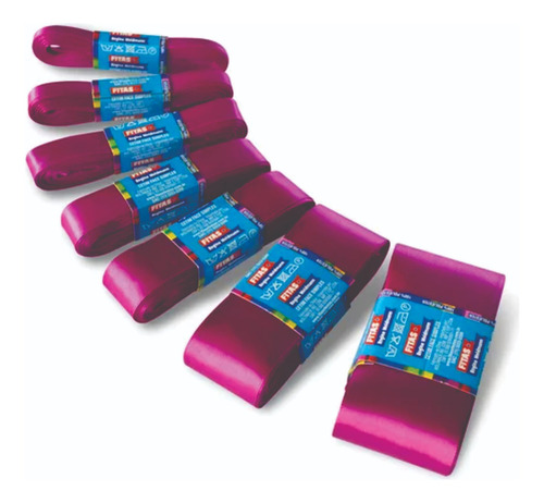 Fita De Cetim 38mm Pink -10 Metros Lisa