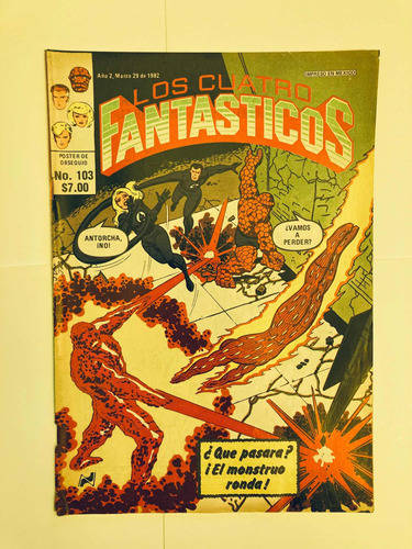Comic Los Cuatro Fantasticos #103 Novedades Editores 1982