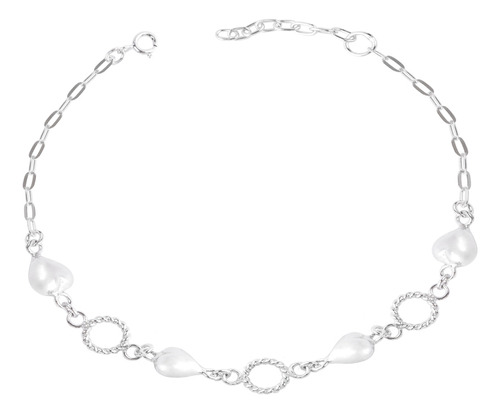 Pulsera De Plata Esterlina 925 Corazon Ajustable 195