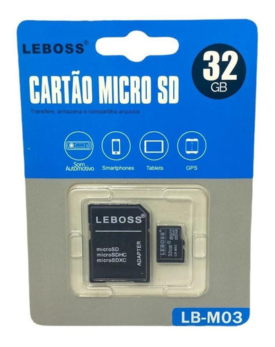 20 Cartão De Memoria Micro Sd 32gb + Adaptador Atacado