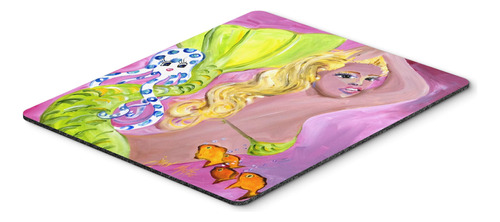 Tesoros De La Caroline Rosa Sirena Mouse Pad/pad/salvamantel