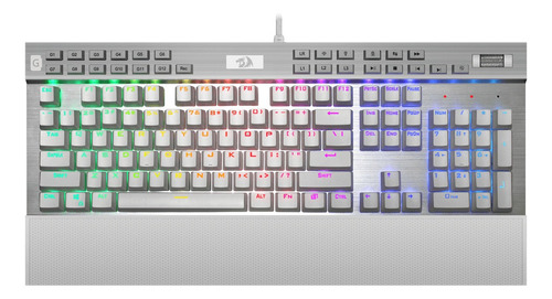 Teclado Mecanico Redragon Yama K550 Rgb White Purple Es