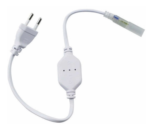 Imagen 1 de 1 de Adaptador Enchufe Ac220v A Dc Para Manguera Led