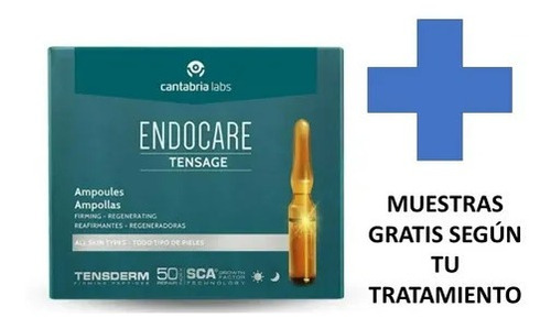 Endocare Tensage Ampolletas 10 Pzas / 2ml