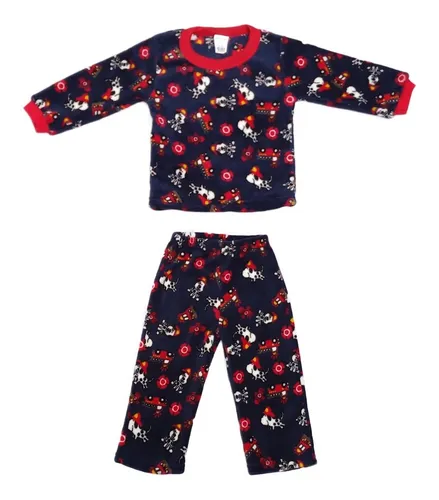 Pijama Polar Flanel Niño Bebé 2a-3a Baby Joe 7010