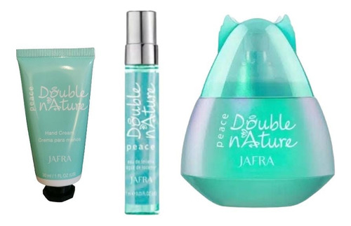 Perfume Jafra Double 50 Ml + Perfume Mini + Crema Manos