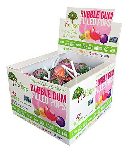 Chicle - Chicle - Tree Hugger Bubble Gum Pops Assorted Displ